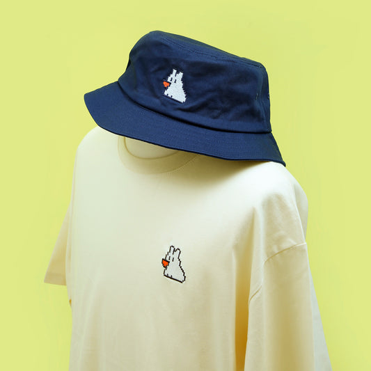 ドットのうさぎハット