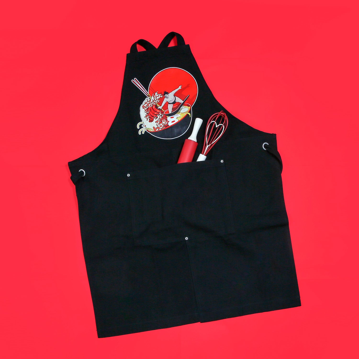 The sumo surfer apron