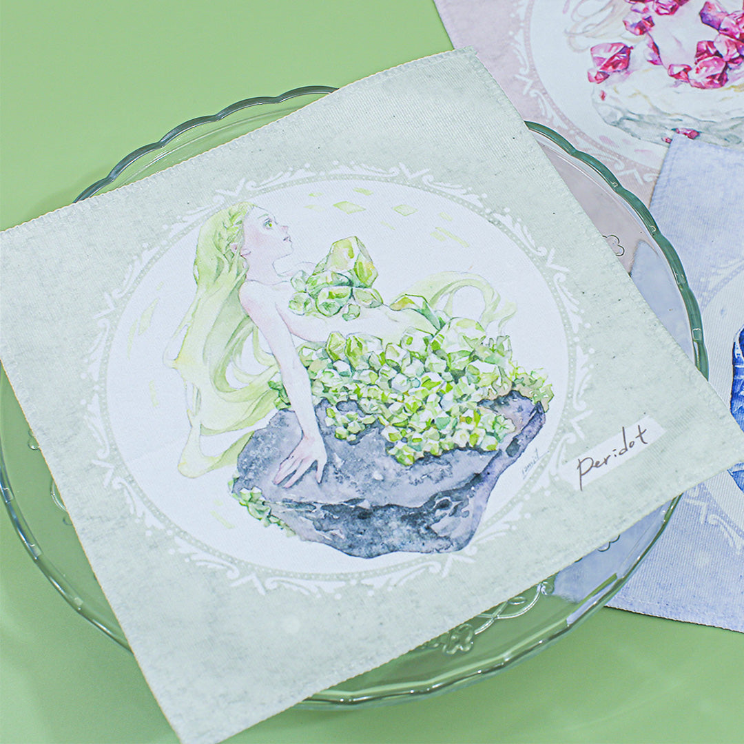 Birthstone Hand Towel (August: Peridot)