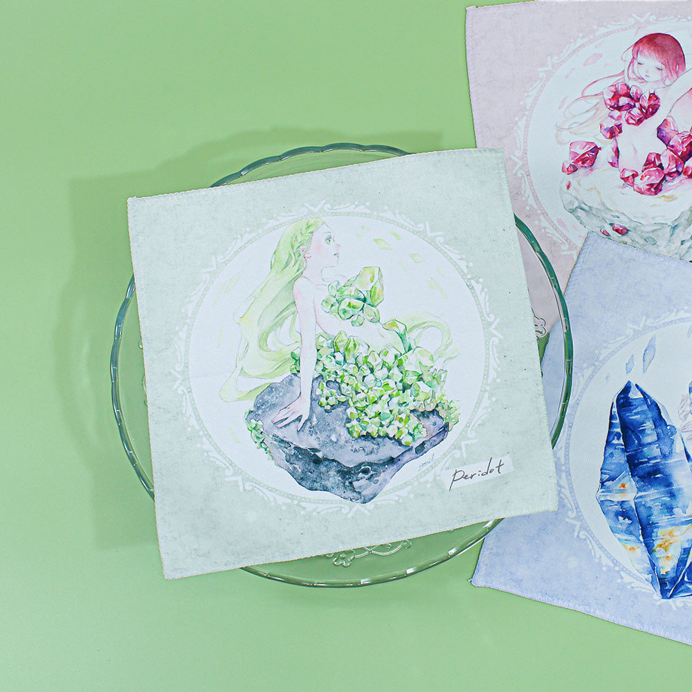 Birthstone Hand Towel (August: Peridot)