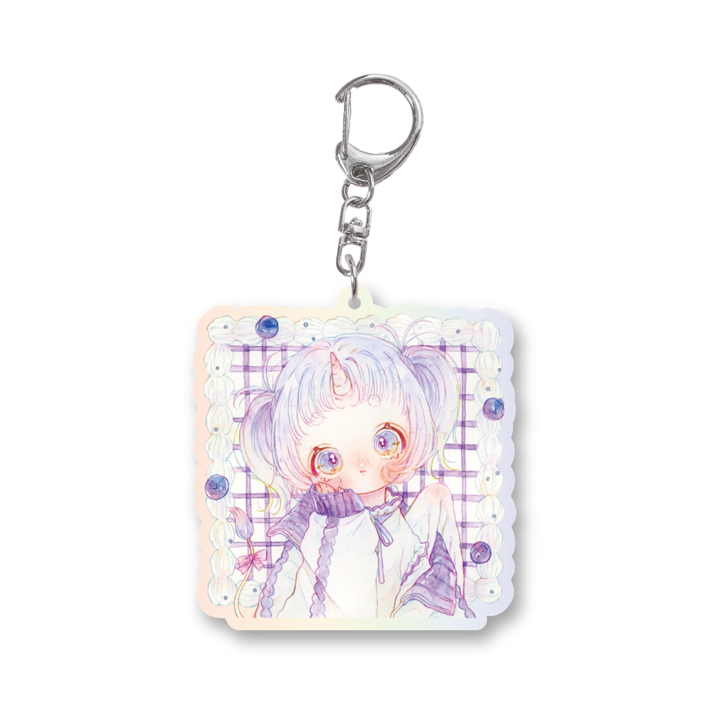 オーロラアクリルキーホルダー