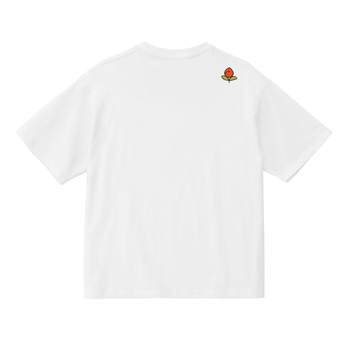 花ペンギン-のんびりTシャツ-