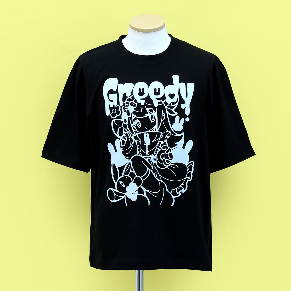 ゾンビちゃん貪欲Tシャツ