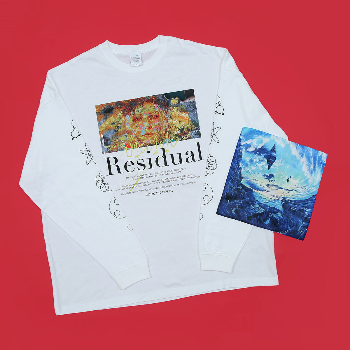 「Residual」ビッグシルエットロングTシャツ