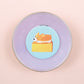 チーズケーキいぬのコンパクトミラー
