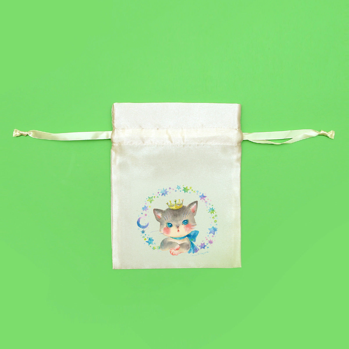 きらきら星のねこちゃんきんちゃく