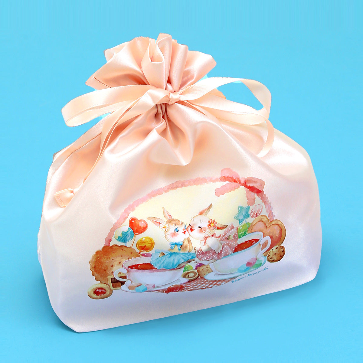 ファンシーお茶会きんちゃくポーチ