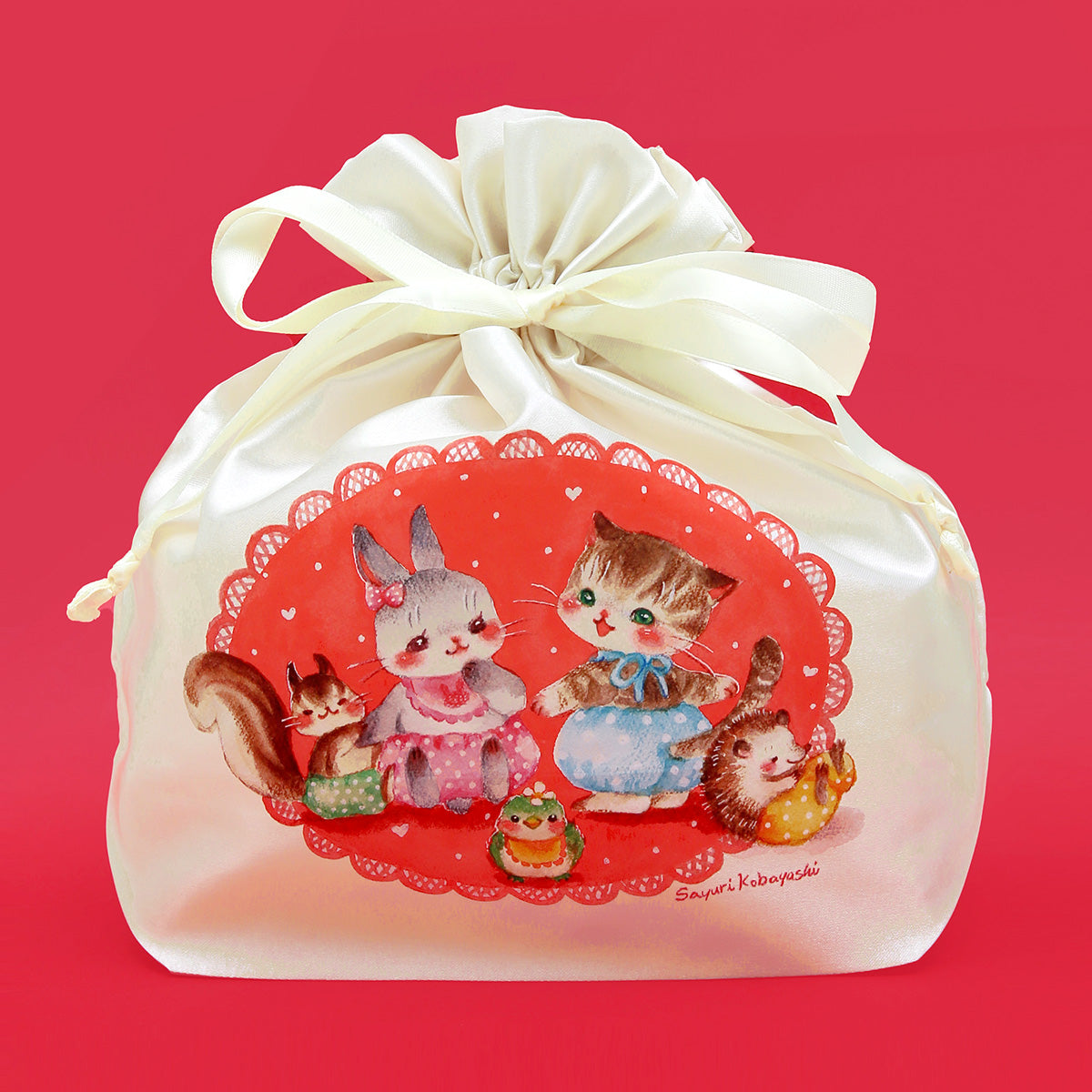 ひらひら赤ちゃんきんちゃくポーチ