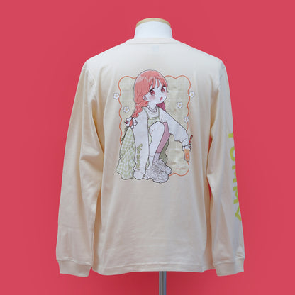 ロングＴシャツ(みかんジュース)
