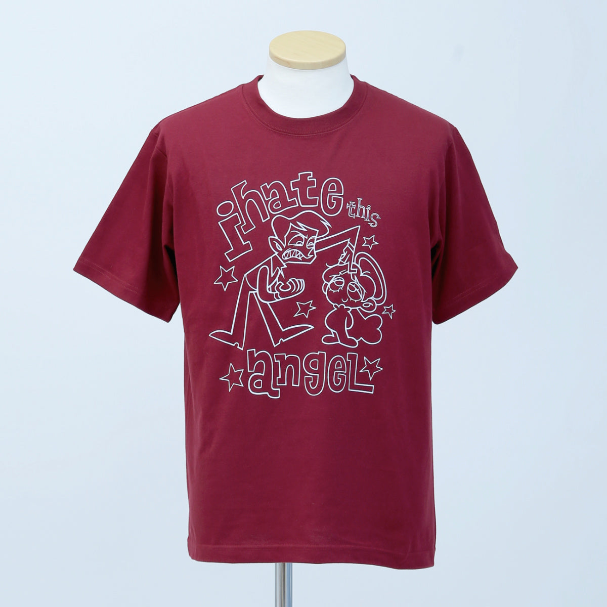 Tシャツ①バーガンディ