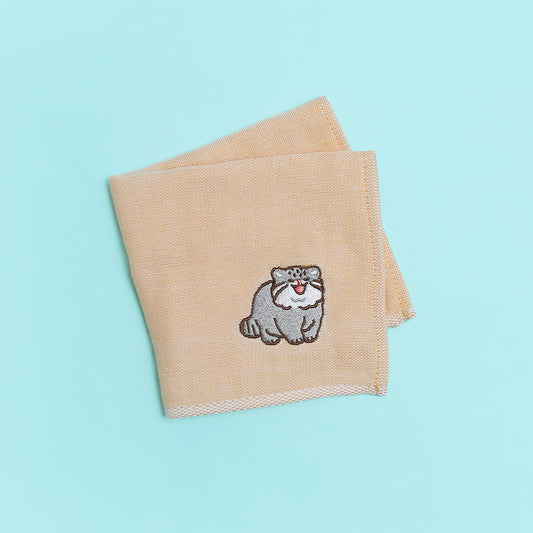 ハンカチ（マヌルネコ）