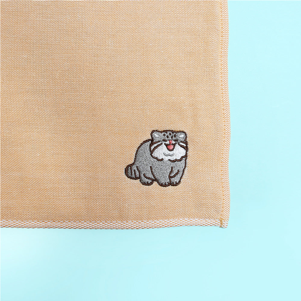 ハンカチ（マヌルネコ）