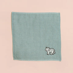 ハンカチ（ホワイトタイガー）