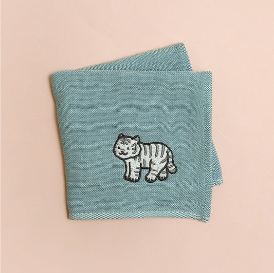 ハンカチ（ホワイトタイガー）