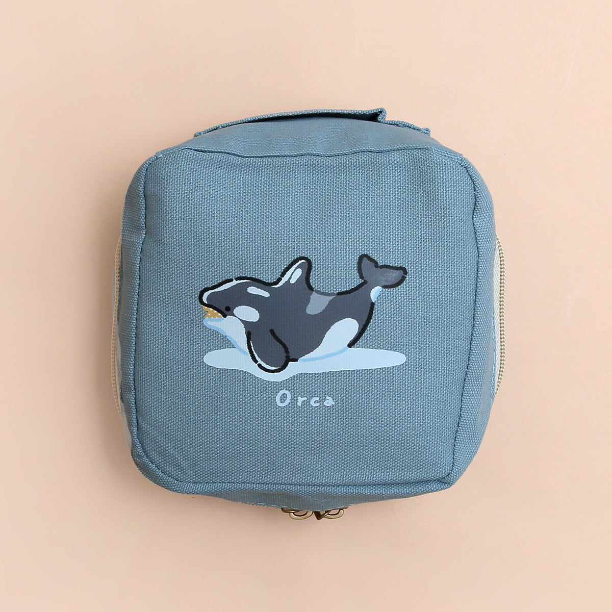 スクエアポーチS（シャチ）