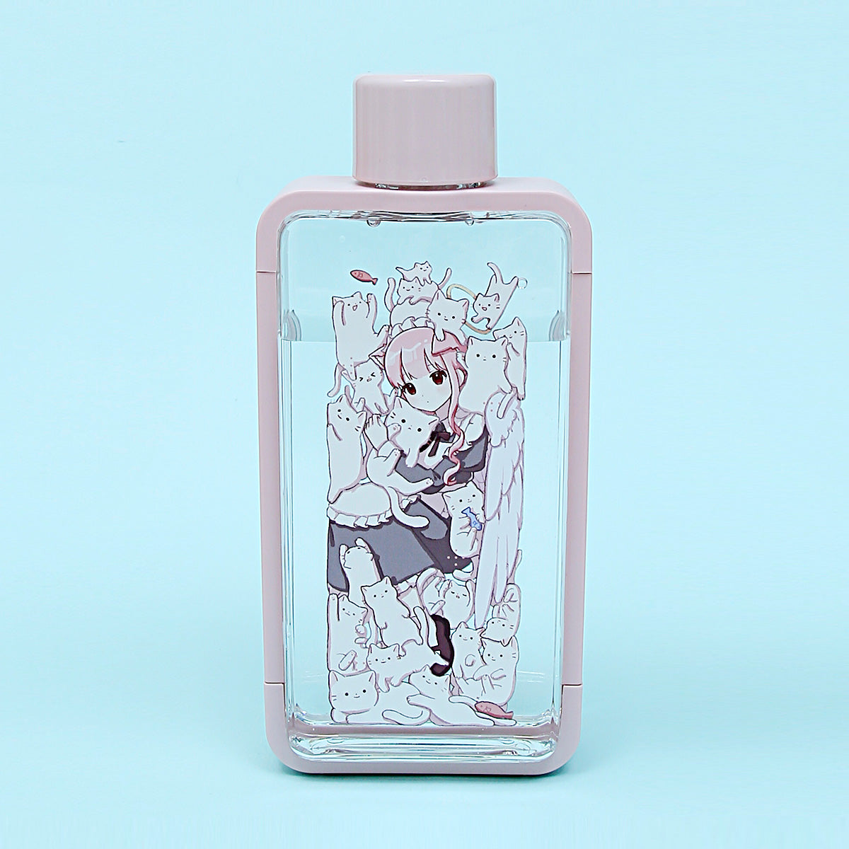 天使メイドとねこのボトル