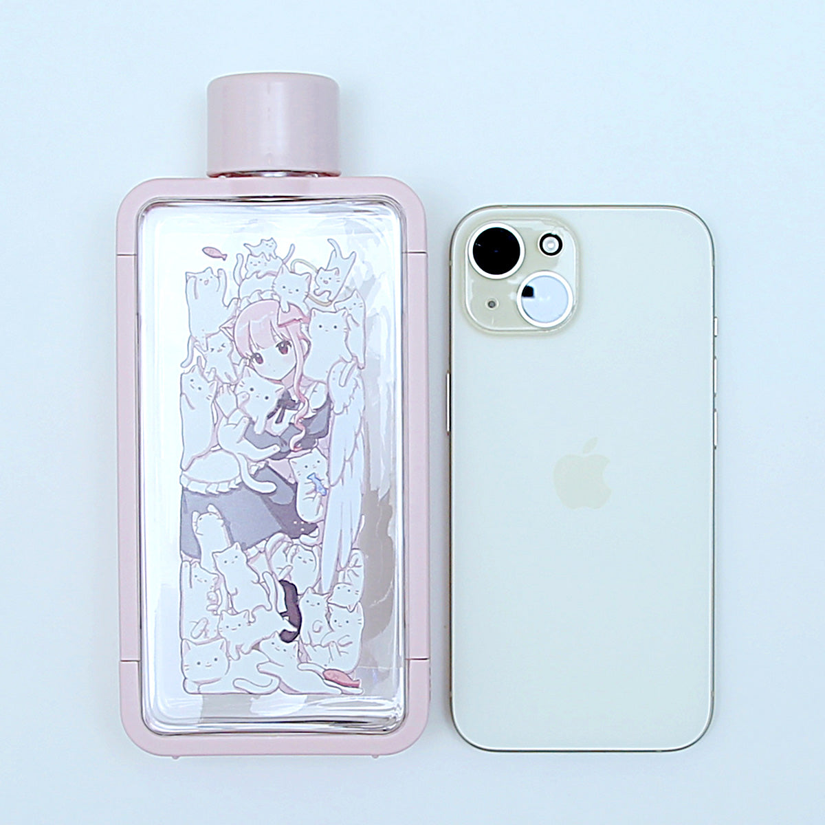 天使メイドとねこのボトル