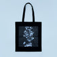 BLACK FLOWERトートバッグ