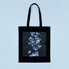 BLACK FLOWERトートバッグ