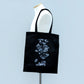 BLACK FLOWERトートバッグ